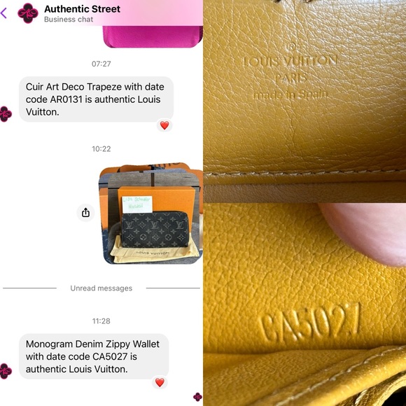 🌸RARE Louis Vuitton Black Denim Monogram Zippy Wallet🌸 - Picture 4 of 16